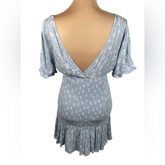 LA Hearts Smocked Bustier Mini Dress Medium - Picture 3 of 7